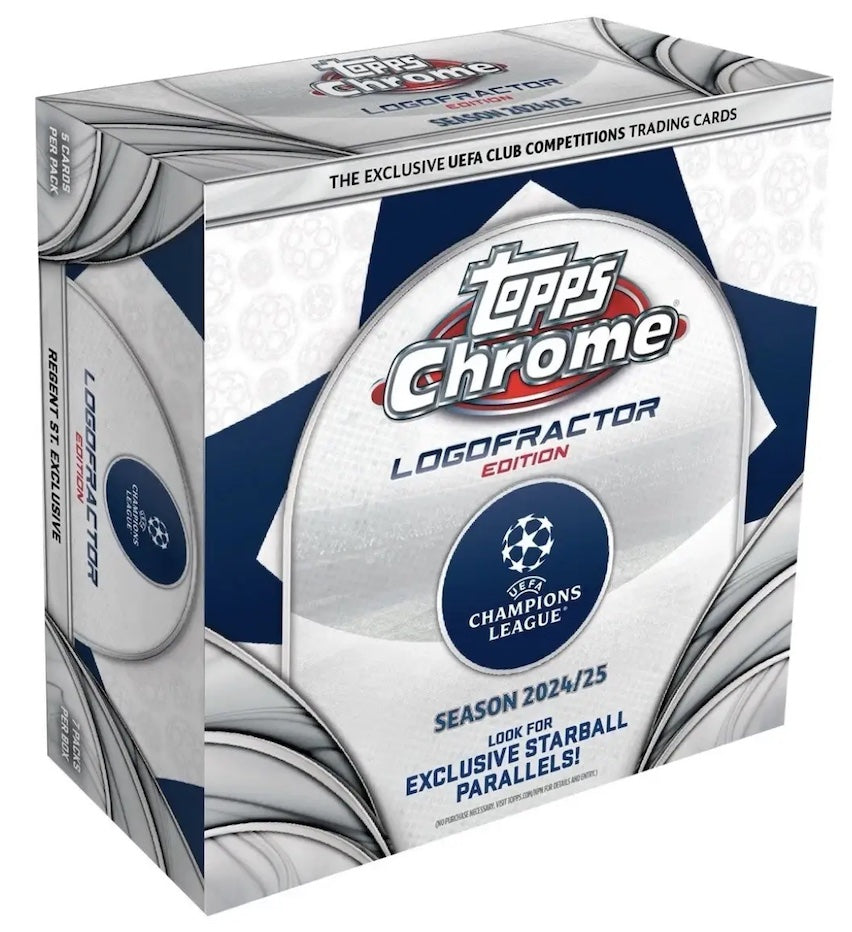Project Mozi Breaks – Break #209 (Random Serial 1 Box Break): 2024-25 Topps Chrome LogoFractor UEFA Soccer