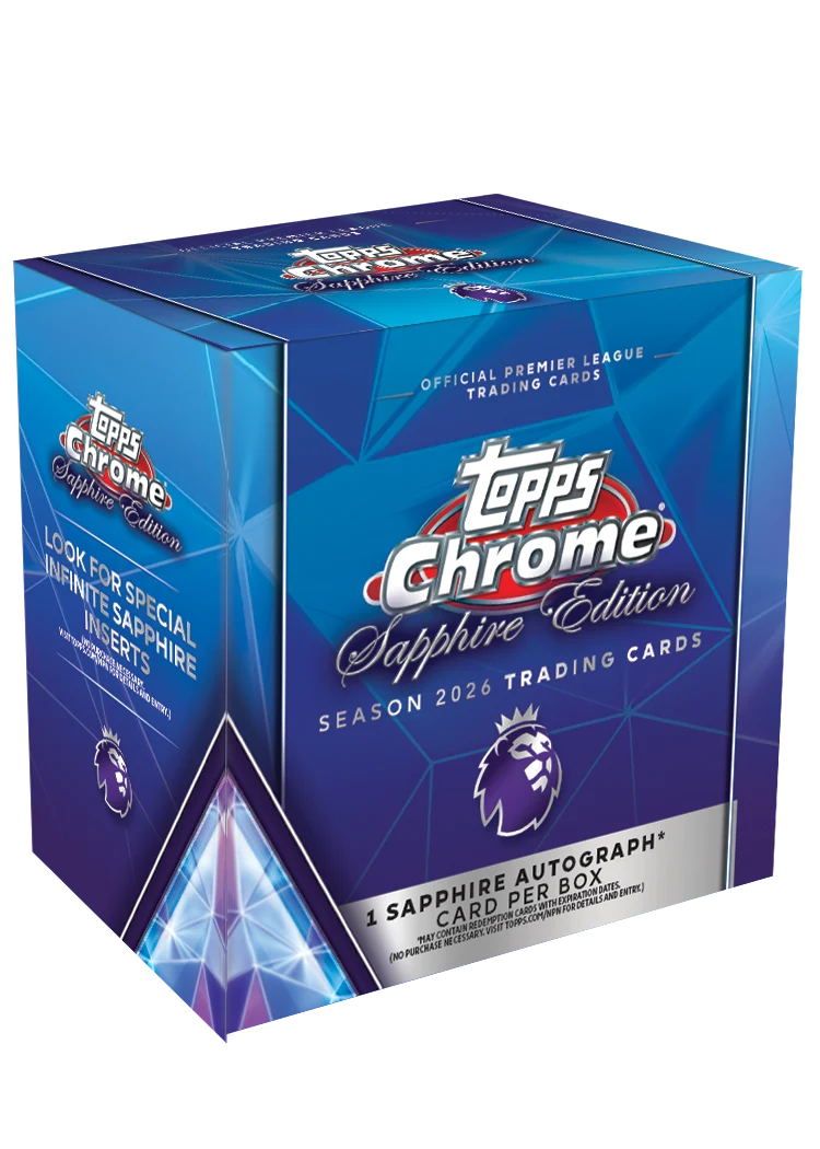 Project Mozi Breaks – Break #763 1.0 PYTP: 2026 Topps® Chrome Premier League - Sapphire Edition 2 Box Break from Sealed Case