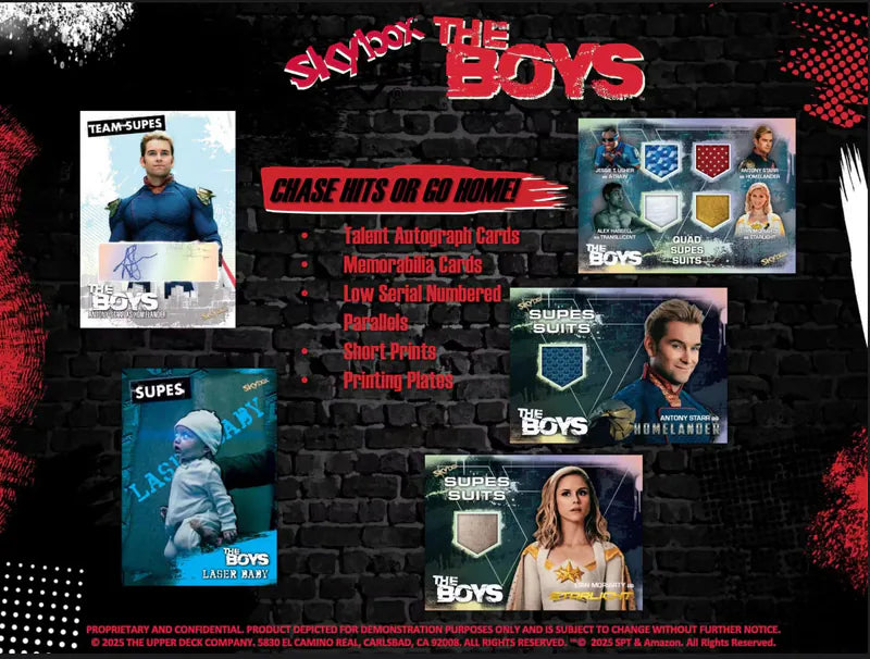 Project Mozi Breaks – Private Break (1 Full Box Break) 2025 Upper Deck The Boys Season 1 & 2 Hobby Box