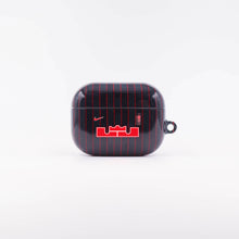 Load image into Gallery viewer, Liv Red 22/23 LBJ Black AirPods Case