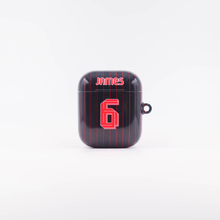 Load image into Gallery viewer, Liv Red 22/23 LBJ Black AirPods Case