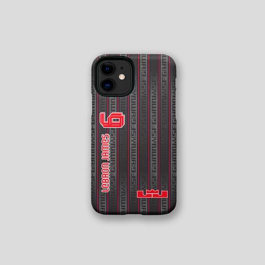 Liv Red 22/23 LBJ Black Phone Case