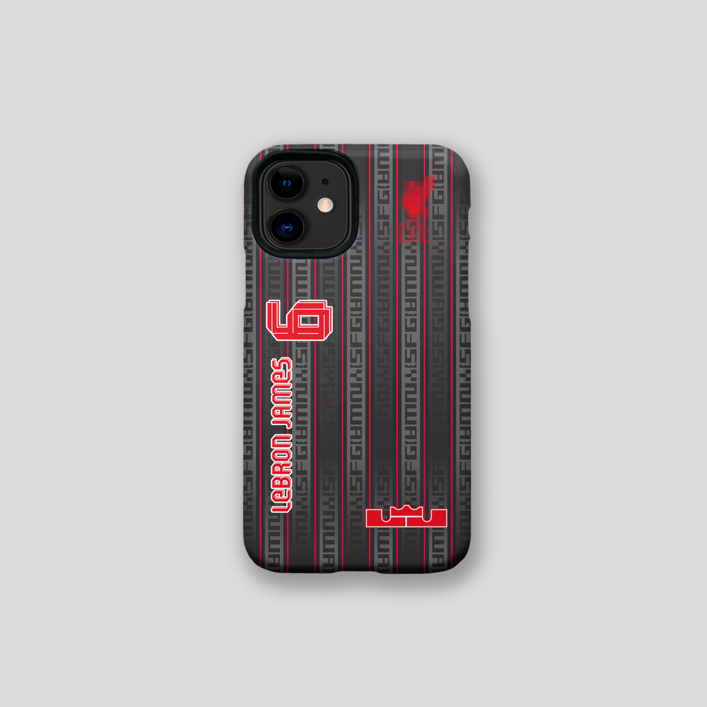 Liv Red 22/23 LBJ Black Phone Case