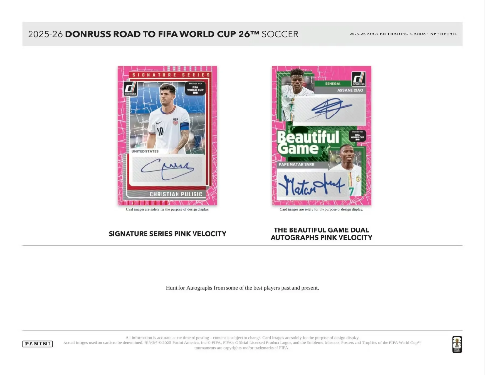 Project Mozi Breaks – Break #621 PYTP: 2025-26 Panini Donruss Road To FIFA World Cup 26 Soccer Blaster Case Break (20 Boxes)