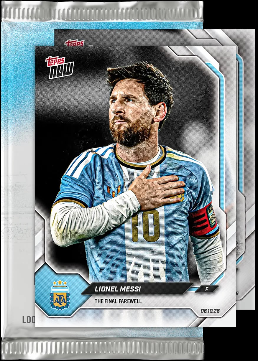 Project Mozi Breaks – Group Order #254 Lionel Messi - 2026 Argentina Topps NOW®️ - Final Farewell Pack