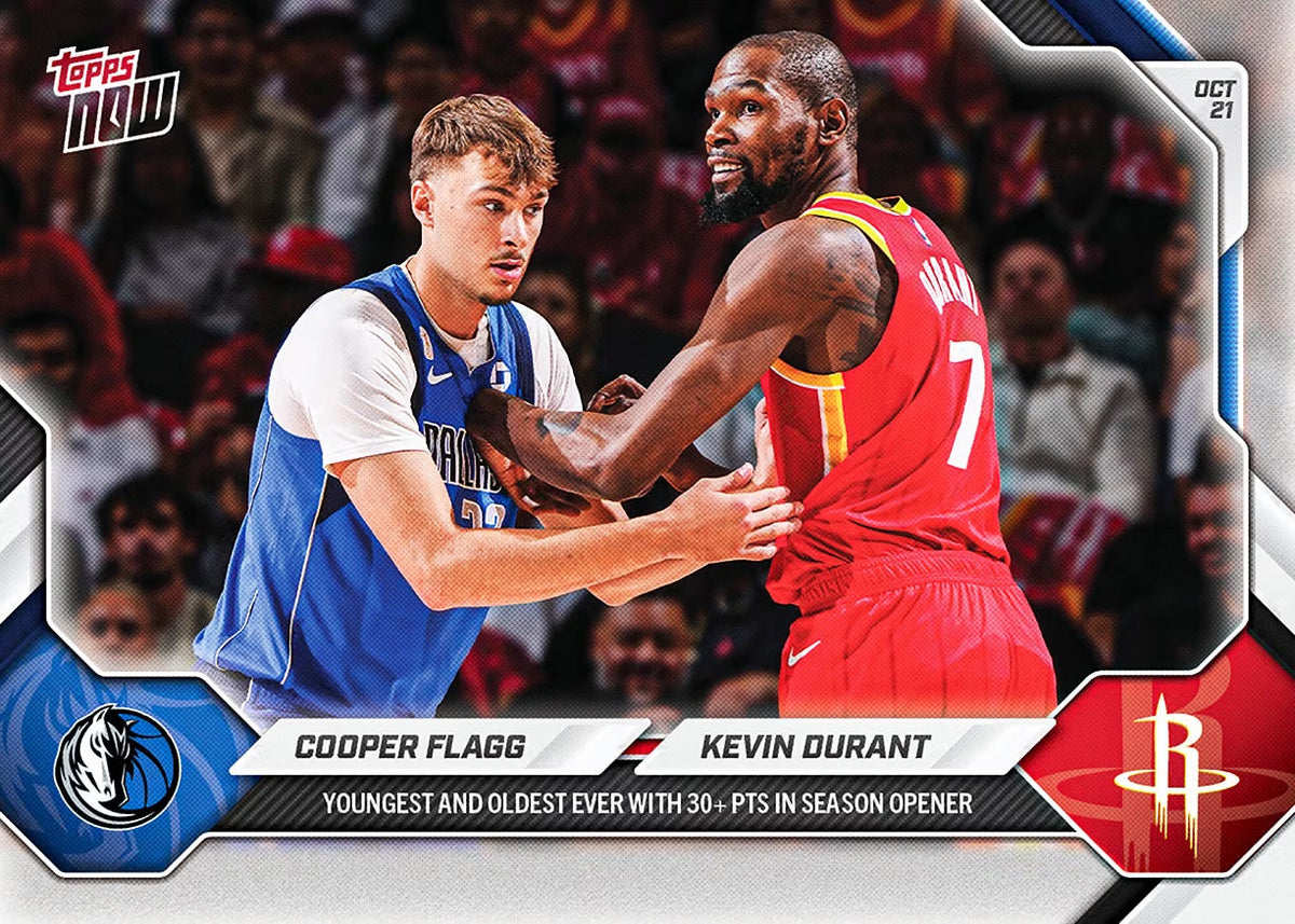 Cooper Flagg / Kevin Durant - 2026-27 NBA Topps NOW - Card 15