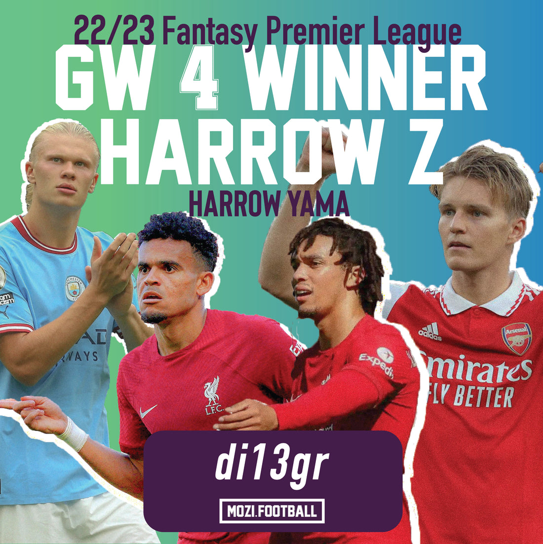 22/23 FPL GW4 Winner - Harrow Yama