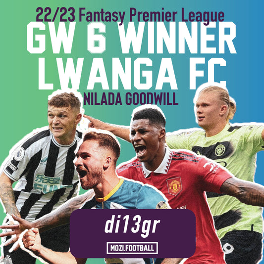 22/23 FPL GW6 Winner - Nilada Goodwill