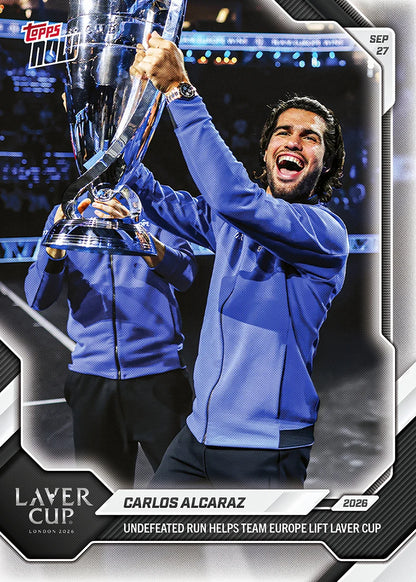 Project Mozi Breaks – Group Order #246 Carlos Alcaraz - 2026 Topps NOW® Tennis - Card 27
