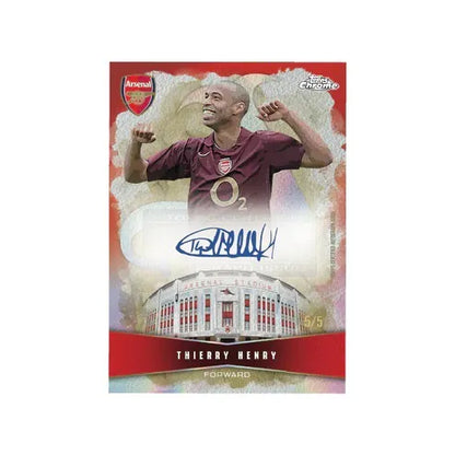 Project Mozi Breaks – Private Break - Topps Chrome® Arsenal 2025/26 Hobby Box
