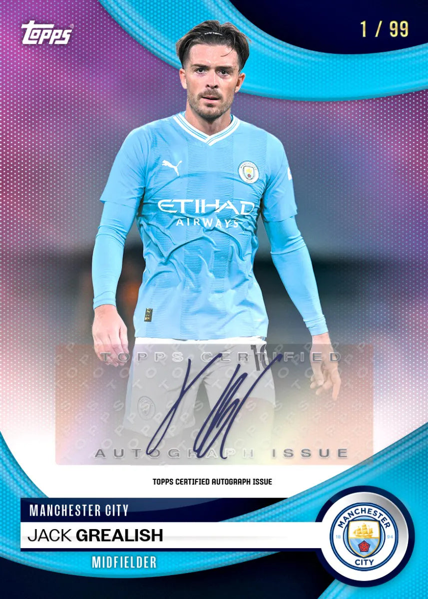 Project Mozi Breaks – Break #222 1.0 (Random Serial 1 Box Break) 2023/24 Topps Man City Team Set