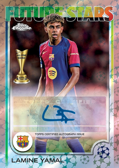 Project Mozi Breaks – Break #209 (Random Serial 1 Box Break): 2024-25 Topps Chrome LogoFractor UEFA Soccer 