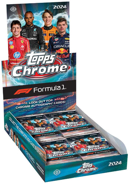 Project Mozi Breaks – Break #189 4.0 (Random Serial  1 Box Break): 2024 Topps Chrome Formula 1 Racing Hobby Box