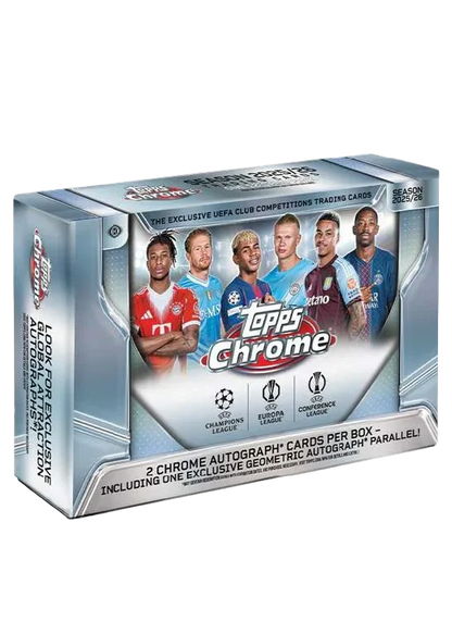 Project Mozi Breaks – Break #761 PYTP: 2025-26 Topps Chrome®️ UEFA Club Competitions Breaker’s Delight Sealed Case Break