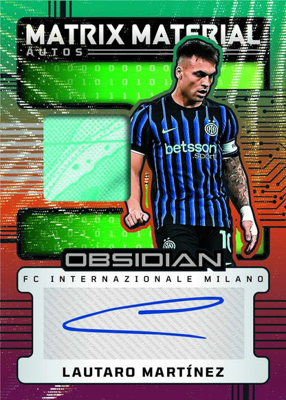 Project Mozi Breaks – Break #728 1.0 PYTP: 2025-26 Panini Obsidian Soccer Hobby International full case 12 box break