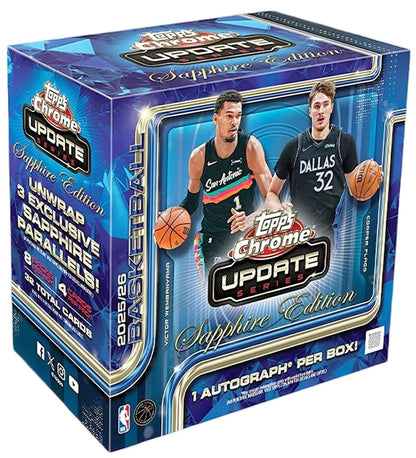 Project Mozi Breaks – Break #724 (PYTP) 2025-26 Topps Chrome® Updates Basketball Sapphire Edition 1 Box Break