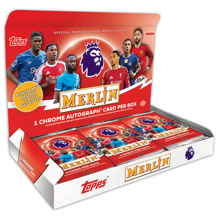 Project Mozi Breaks – Break #622 PYTP: 2025-26 Topps Chrome®️ Merlin Premier League Hobby Sealed Case Break (12 Boxes)