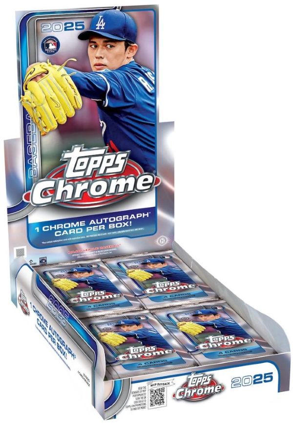 Project Mozi Breaks – Break #212 (Random Team  1 Box Break): 2025 Topps Chrome Baseball Hobby Jumbo Box