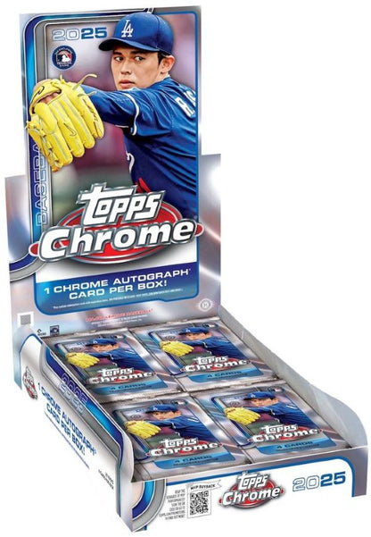 Project Mozi Breaks – Break #212 (Random Team  1 Box Break): 2025 Topps Chrome Baseball Hobby Jumbo Box