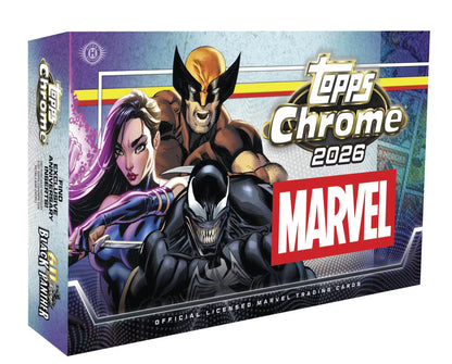Project Mozi Breaks – Break #654 PYCG: 2026 Topps Marvel Comics Chrome Hobby Box Sealed Case Break (8 Boxes)