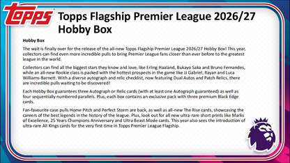 Project Mozi Breaks – Break #732 1.0 PYTP: Topps Flagship Premier League Soccer Sealed Hobby Case Break