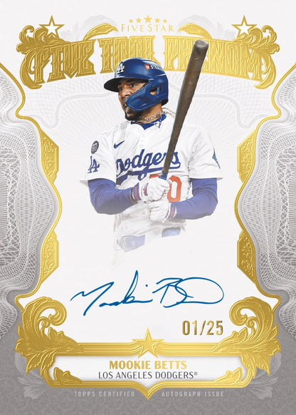 Project Mozi Breaks – Break #783 1.0 PYT: 2026 Topps Five Star Baseball Sealed Case Break