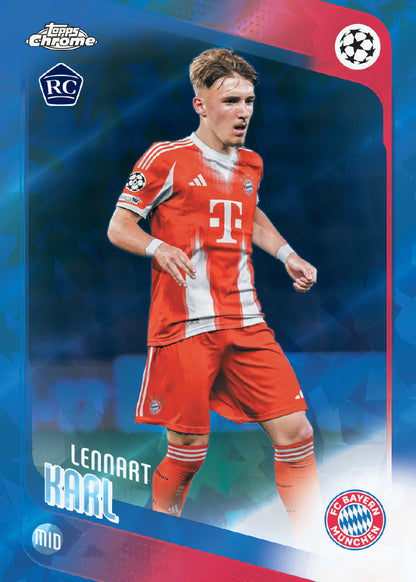 Project Mozi Breaks – Break #782 1.0 PYTP: 2025-26 Topps Chrome Sapphire UEFA Club Competitions Soccer 2 Box Break from Sealed Case