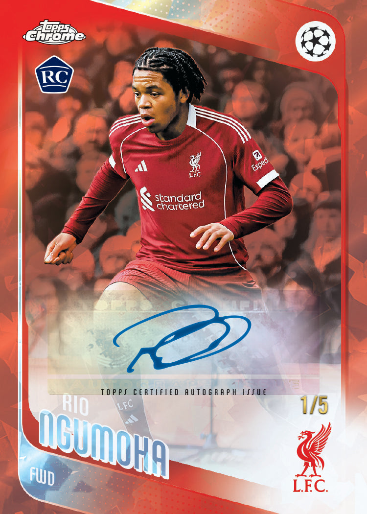 Project Mozi Breaks – Break #597 2.0 PYTP: 2025-26 Topps Chrome®️ UEFA Club Competitions Hobby 2 Sealed Case Break (24 Boxes)