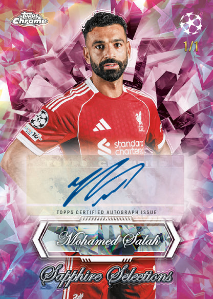 Project Mozi Breaks – Break #782 1.0 PYTP: 2025-26 Topps Chrome Sapphire UEFA Club Competitions Soccer 2 Box Break from Sealed Case