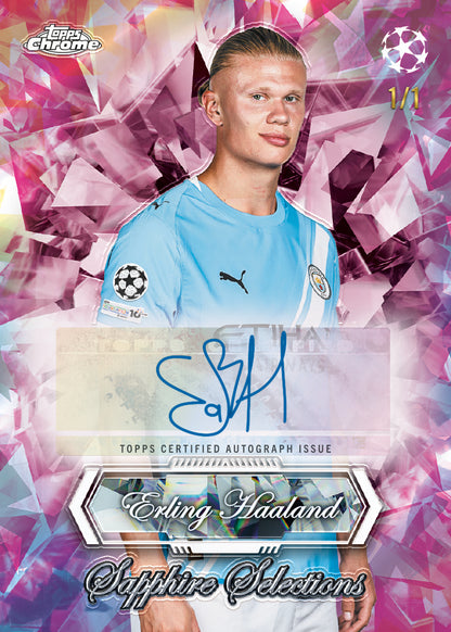 Project Mozi Breaks – Break #782 1.0 PYTP: 2025-26 Topps Chrome Sapphire UEFA Club Competitions Soccer 2 Box Break from Sealed Case