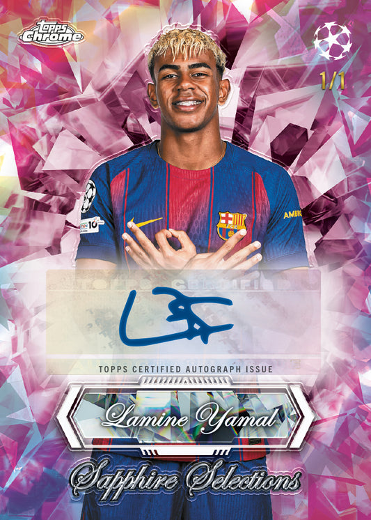 Project Mozi Breaks – Break #782 1.0 PYTP: 2025-26 Topps Chrome Sapphire UEFA Club Competitions Soccer 2 Box Break from Sealed Case
