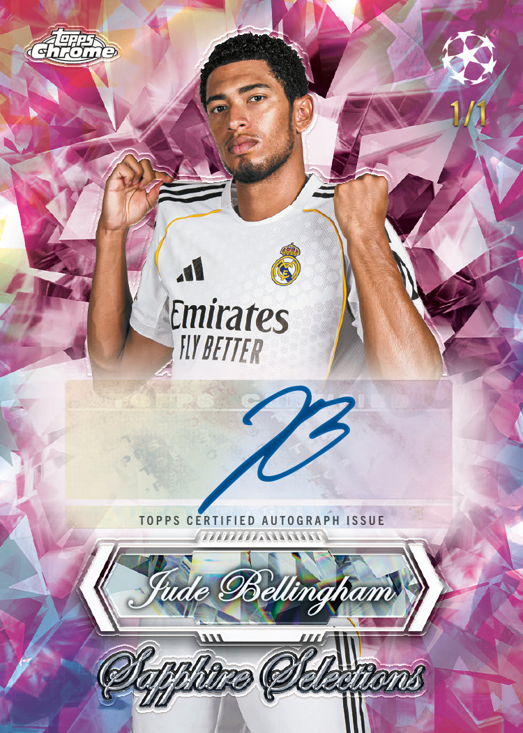 Project Mozi Breaks – Break #782 1.0 PYTP: 2025-26 Topps Chrome Sapphire UEFA Club Competitions Soccer 2 Box Break from Sealed Case