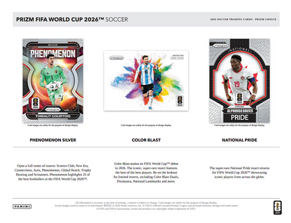 Project Mozi Breaks – Break #665 PYTP: Panini Prizm FIFA World Cup 2026 Choice Box Sealed Case Break (20 Boxes)