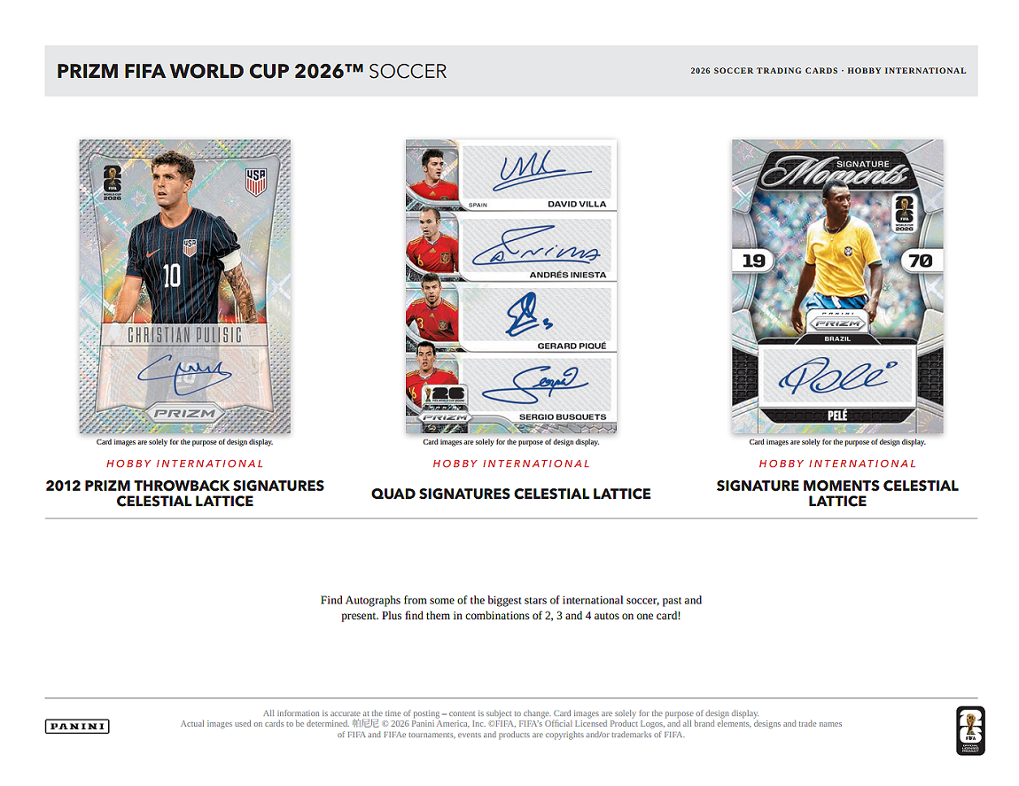 Project Mozi Breaks – Break #679 PYTP: 2026 Panini Prizm FIFA World Cup 2026 Hobby International 10 Box Break