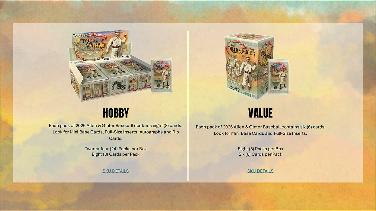 Project Mozi Breaks – Break #762 1.0 PYT: 2026 MLB Topps Allen & Ginter Hobby Sealed Case Break