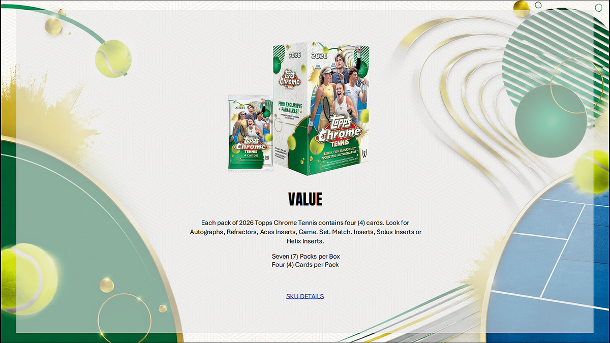 Project Mozi Breaks – Break #750 2.0 (PYP) 2026 Topps Chrome® Tennis Delight Sealed Case Break
