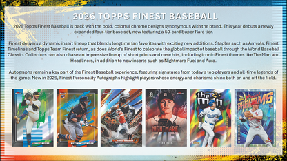 Project Mozi Breaks – Break #666 PYTP: 2026 Topps Finest Baseball Hobby 8 Box Sealed Case Break