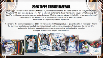 Project Mozi Breaks – Break #681 PYT: 2026 Topps Tribute Baseball Sealed Case Break (4 Boxes)