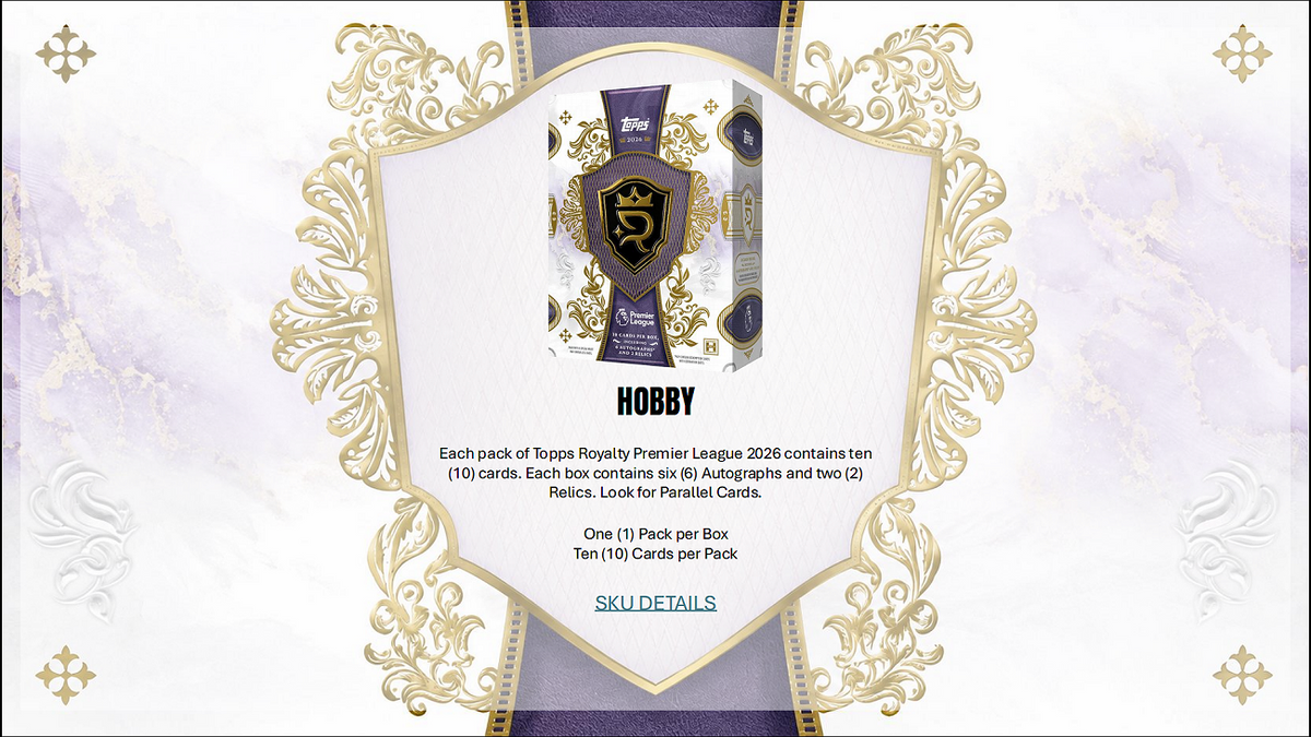 Project Mozi Breaks – Break #744 1.0 PYTP: Topps Royalty Premier League 2026 2 Hobby Box from Sealed Case Break