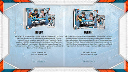 Project Mozi Breaks – Break #718 PYT: 2026 Topps Bowman Chrome Hobby Sealed Case Break (12 boxes)