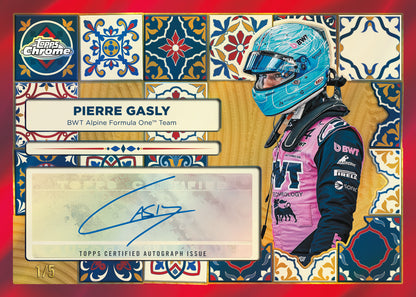 Project Mozi Breaks – Break #768 1.0 PYD: 2026 Topps Chrome F1 Hobby 4 Box Break from sealed case