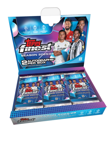 Project Mozi Breaks – Personal Box - Topps® Finest UEFA Club Competitions 2025/26 Hobby Box (1 Box)