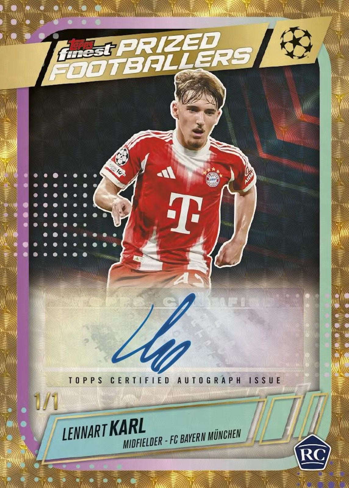 Project Mozi Breaks – Private Break - Topps® Finest UEFA Club Competitions 2025/26 Hobby Box (1 Box)
