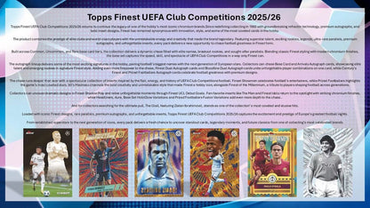 Project Mozi Breaks – Private Break - Topps® Finest UEFA Club Competitions 2025/26 Hobby Box (1 Box)
