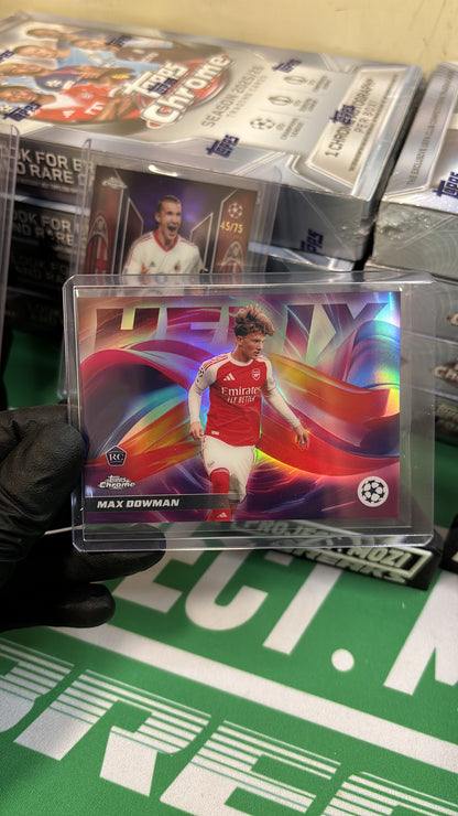 Project Mozi Breaks – Break #635 PYTP: 2025-26 Topps Chrome®️ UEFA Club Competitions FDI Hobby 2 Box Break
