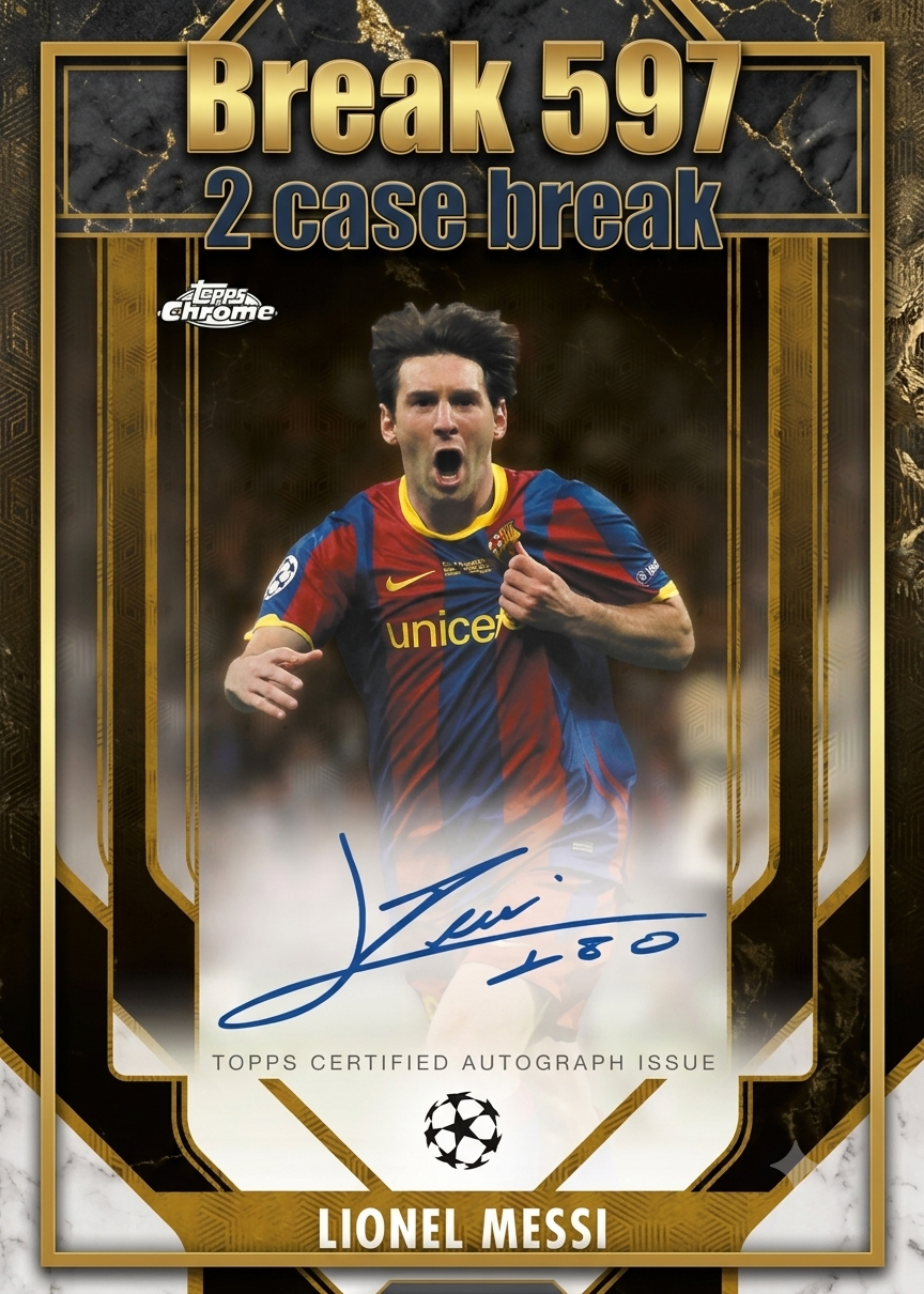 Project Mozi Breaks – Break #597 2.0 PYTP: 2025-26 Topps Chrome®️ UEFA Club Competitions Hobby 2 Sealed Case Break (24 Boxes)