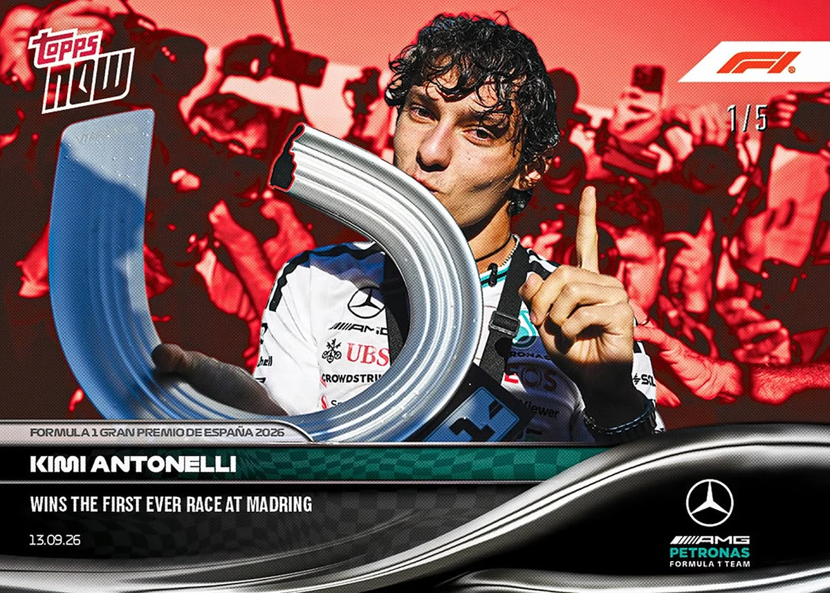 Project Mozi Breaks – Group Order #236 Kimi Antonelli - 2026 Formula 1®️ Topps NOW®️ - Card 59