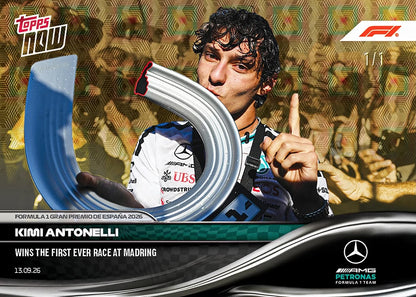 Project Mozi Breaks – Group Order #236 Kimi Antonelli - 2026 Formula 1®️ Topps NOW®️ - Card 59
