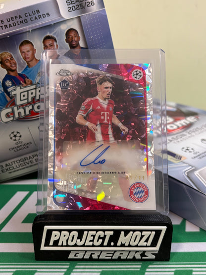 Project Mozi Breaks – Break #594 PYTP: 2025-26 Topps Chrome®️ UEFA Club Competitions Mega Full Case + FDI 1 Box Break (21 Boxes in Total)