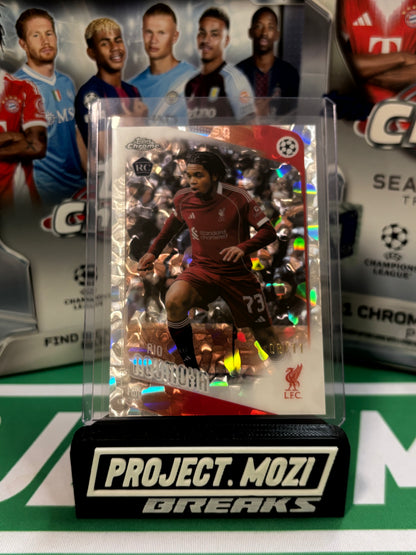 Project Mozi Breaks – Break #594 PYTP: 2025-26 Topps Chrome®️ UEFA Club Competitions Mega Full Case + FDI 1 Box Break (21 Boxes in Total)